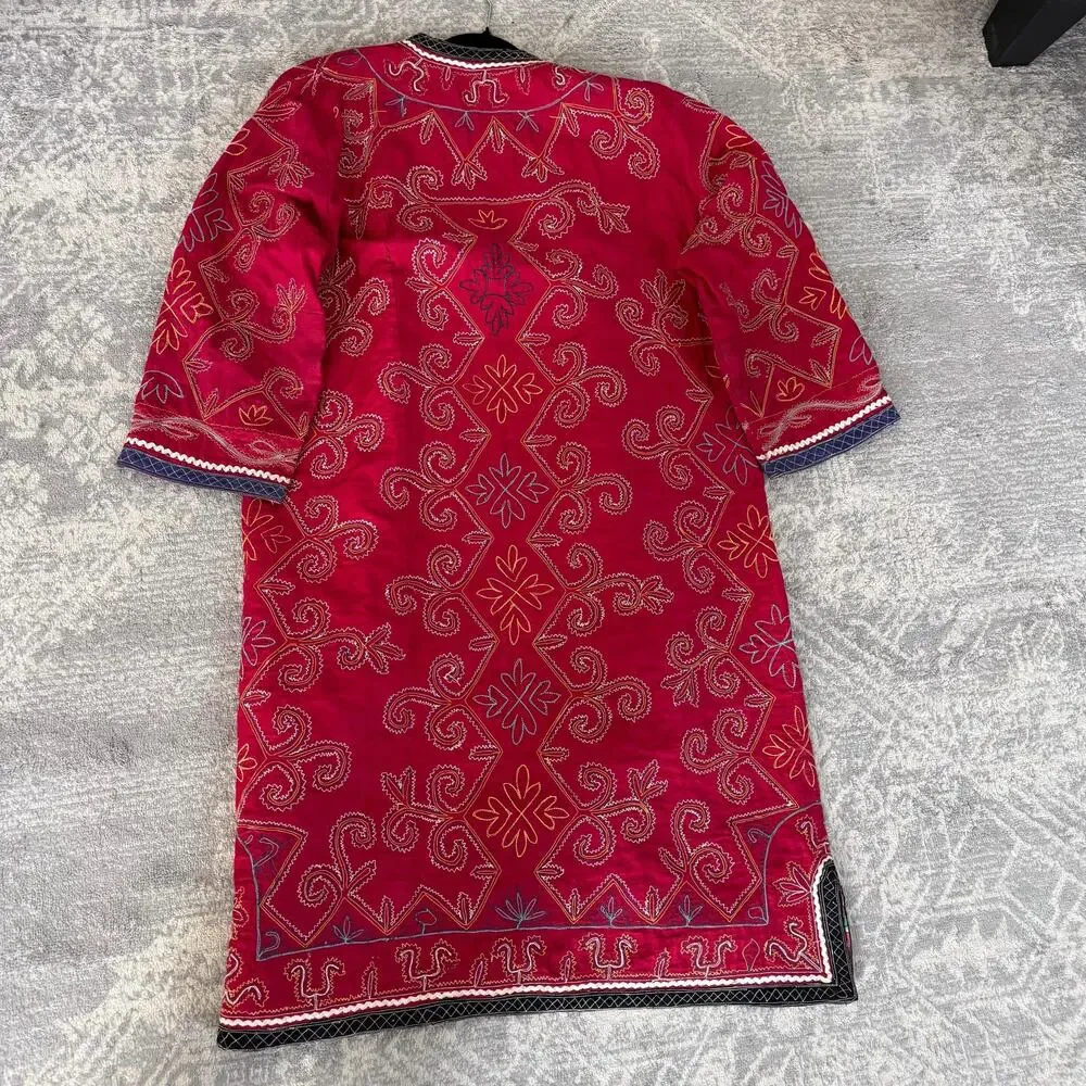 Vintage Embroidered Boho Jacket Coat